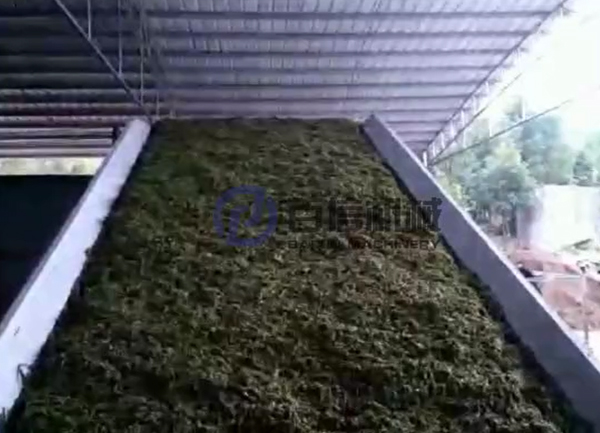 牧草烘干現場