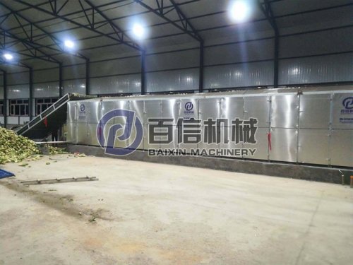 黑龍江蘿卜不銹鋼烘干生產線成功投產