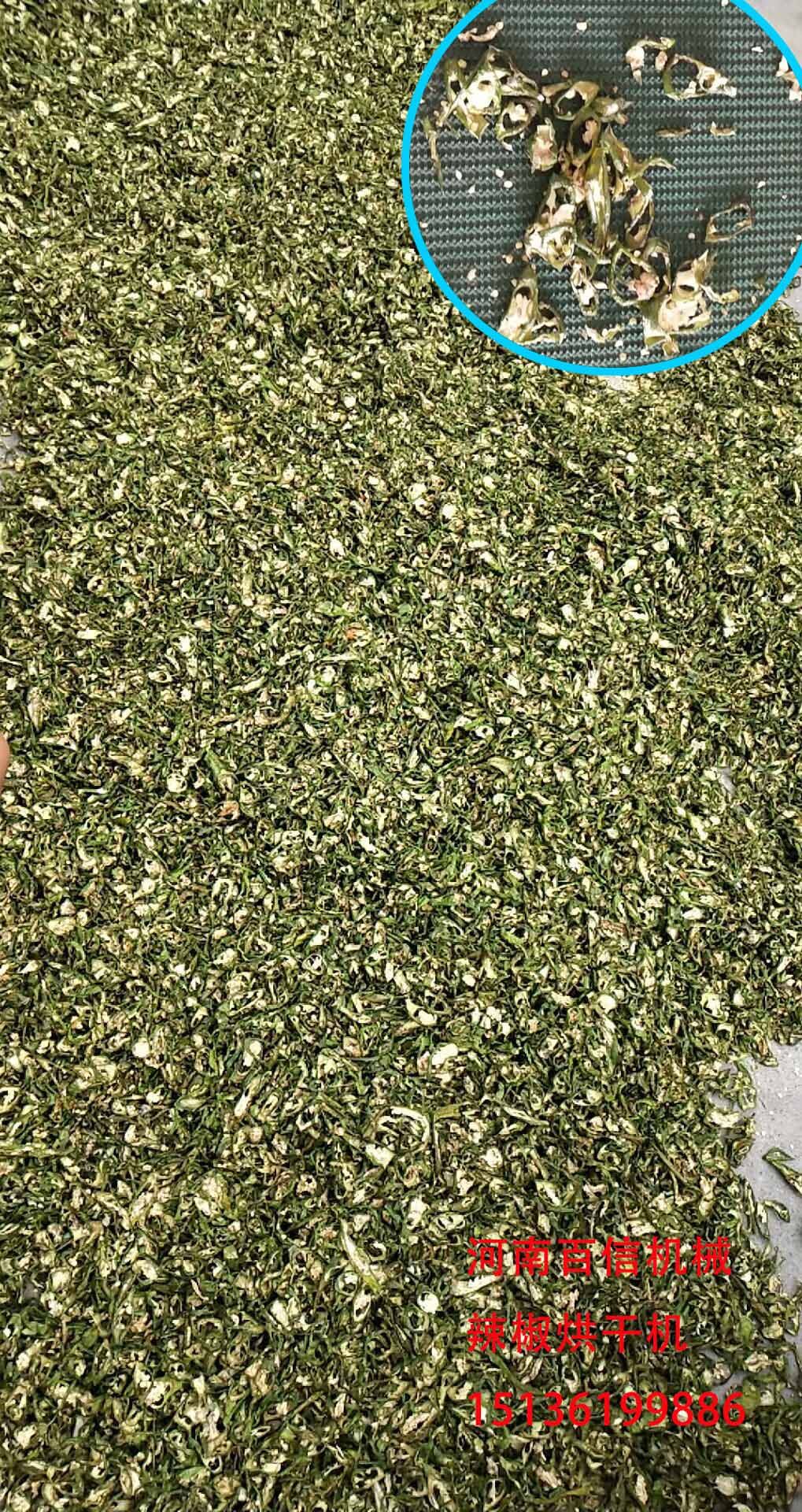 辣椒烘干設備干燥成品圖